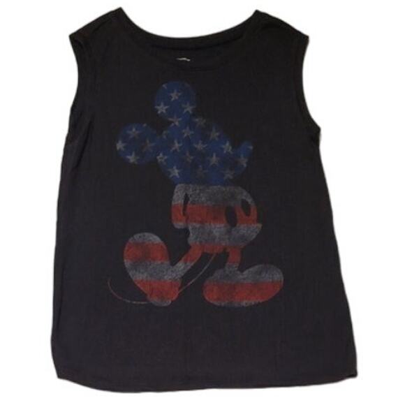 Disney American Flag Mickey Mouse Muscle T-shirt Lightweight Patriotic‎ - M - Picture 2 of 5